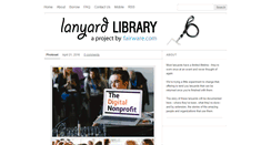 Desktop Screenshot of lanyardlibrary.com